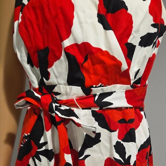 London Times Red and Black Halter Sundress - Picture 5 of 11